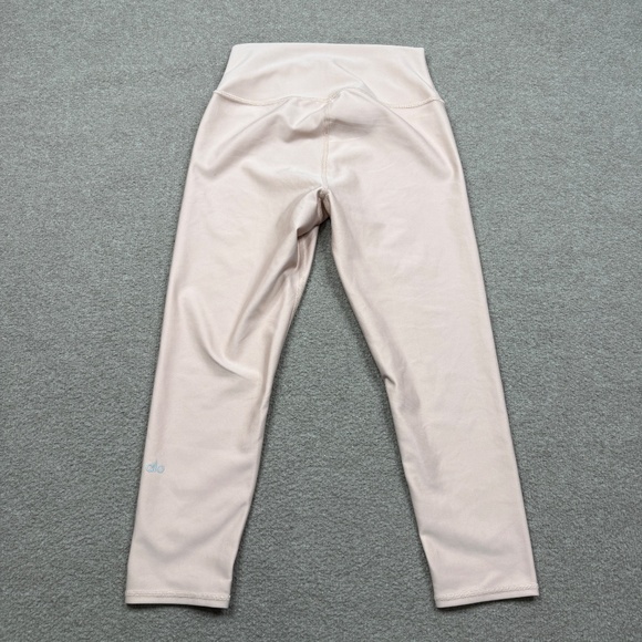 Alo Pants Womens Size L Large Pink Leggings Compression - Picture 12 of 13